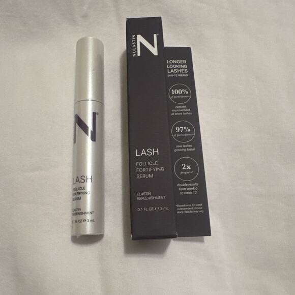 Nulastin LASH Follicle Fortifying Serum 3mL Elastin Replenishment New Sealed - Picture 1 of 3